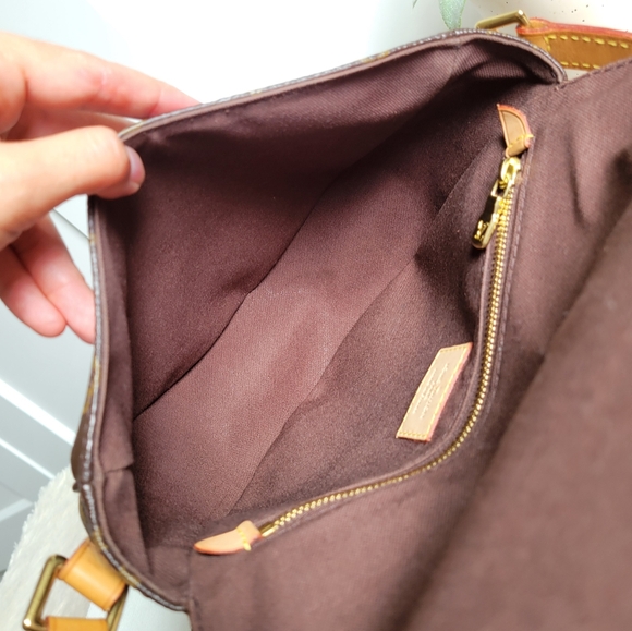 💕BEAUTIFUL Very Rare Louis Vuitton Monogram Canvas Chantilly MM NEW MODEL - Picture 13 of 16